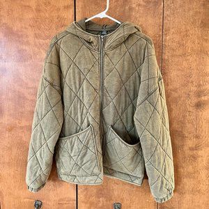 Wild Fable Quilted Hooded Jacket M